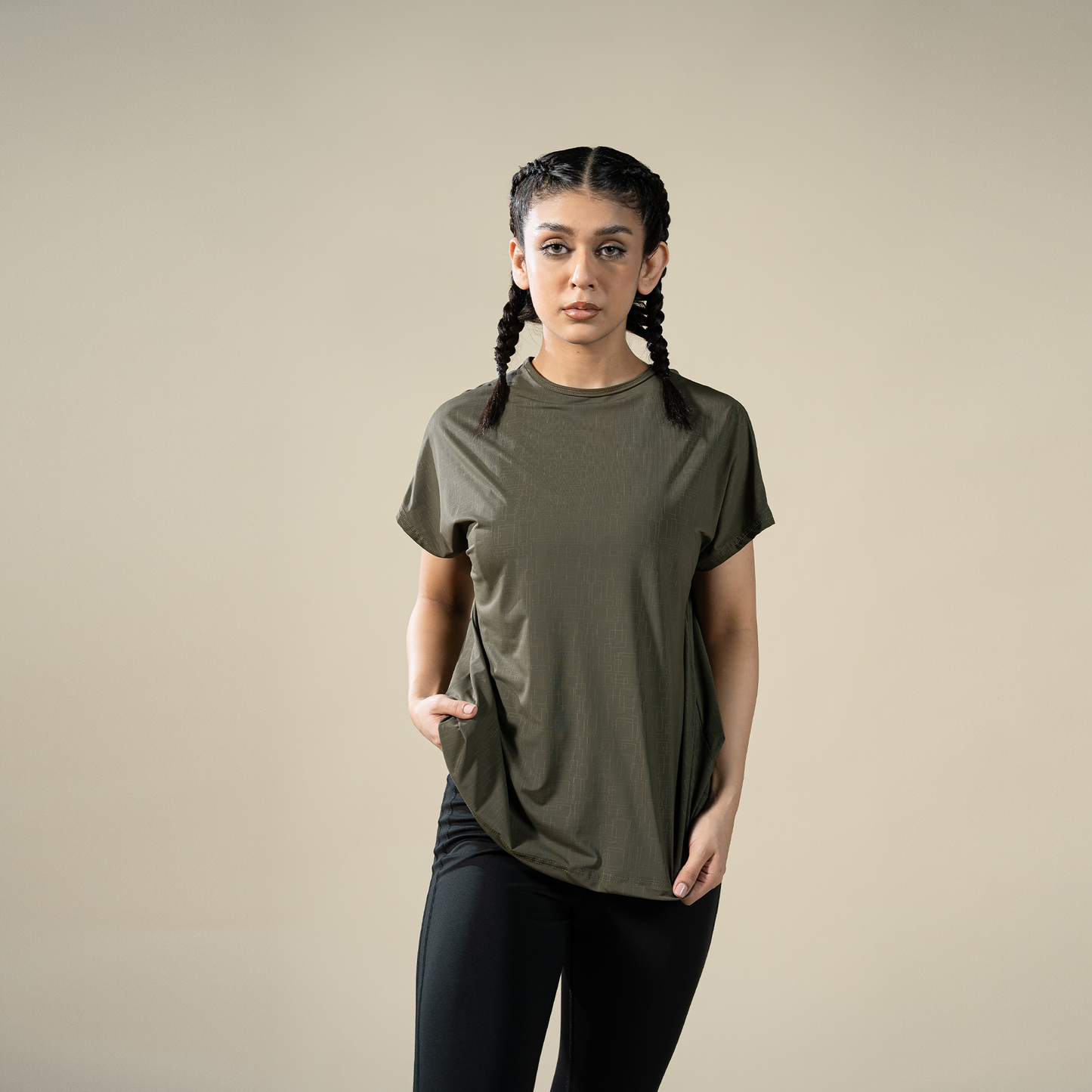 Cloud Tee - Green | Women’s Relaxed-Fit Performance Top
