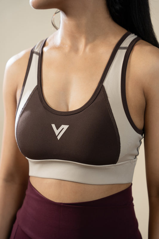 High performance Bra (Brown)