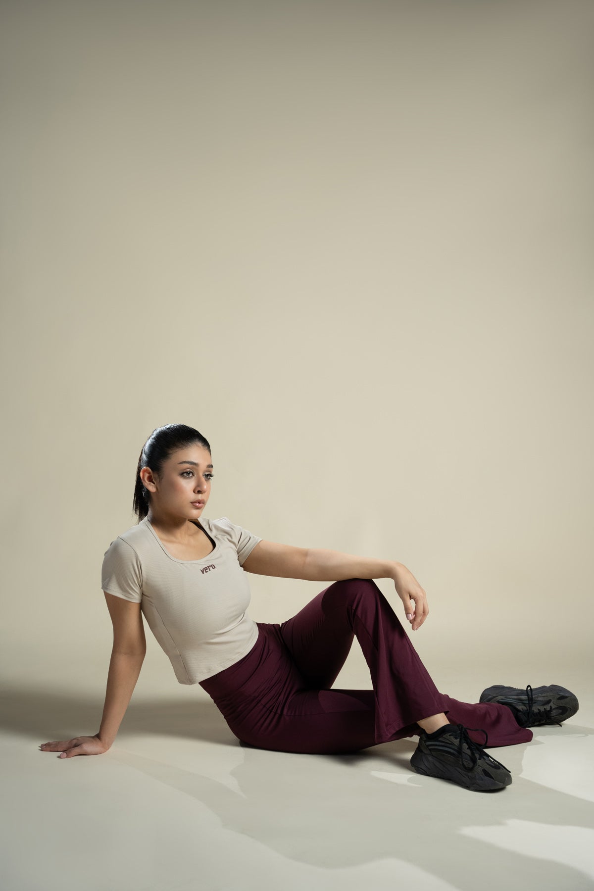 Sculpt Tee (Beige)