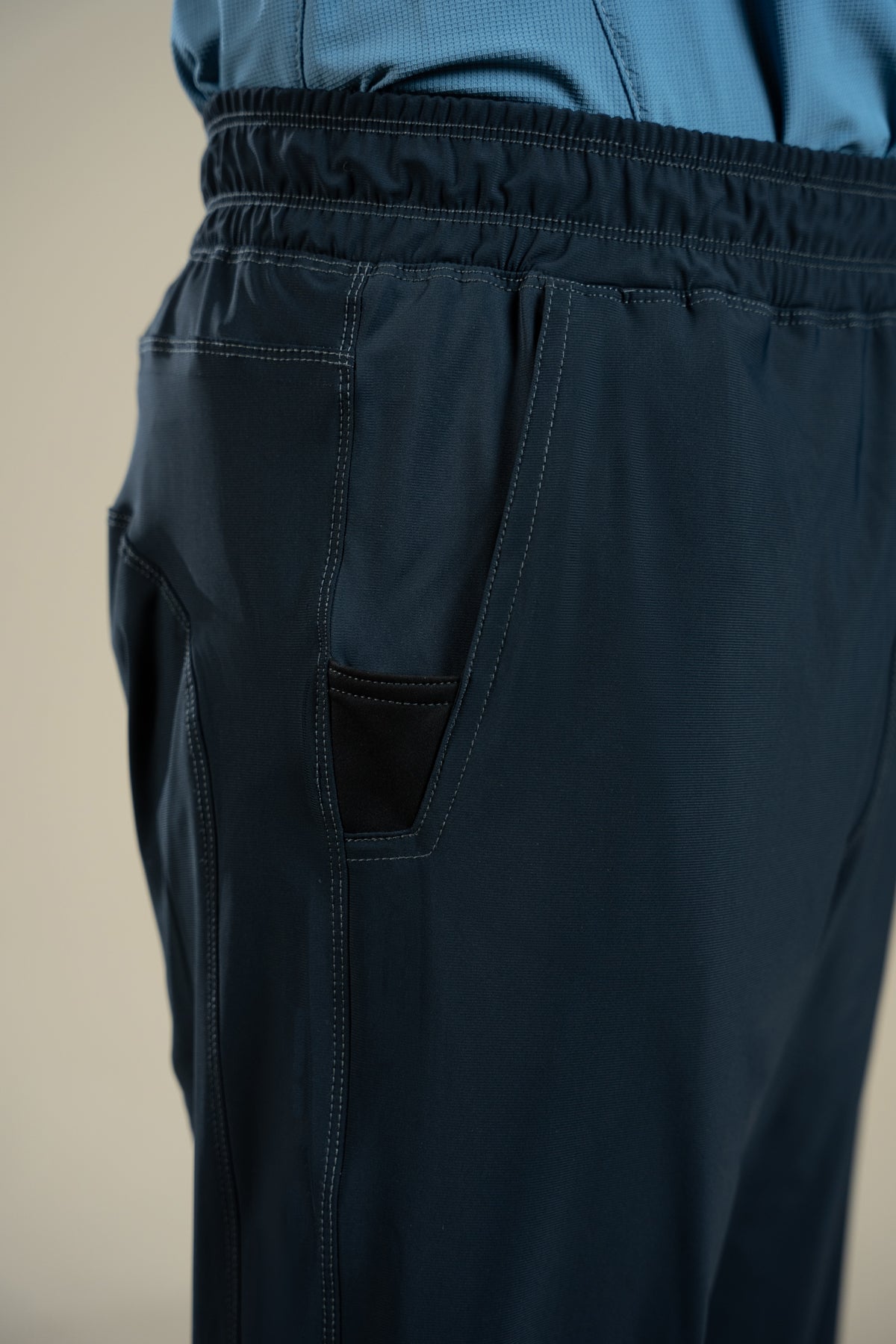 Classic Fit Trousers (Dark Blue)