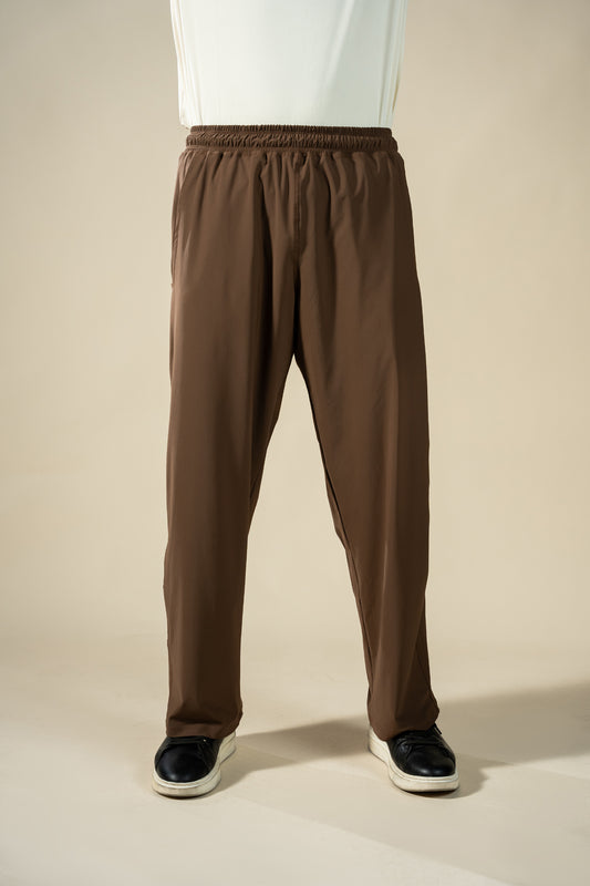 Classic Fit Trousers (Brown)