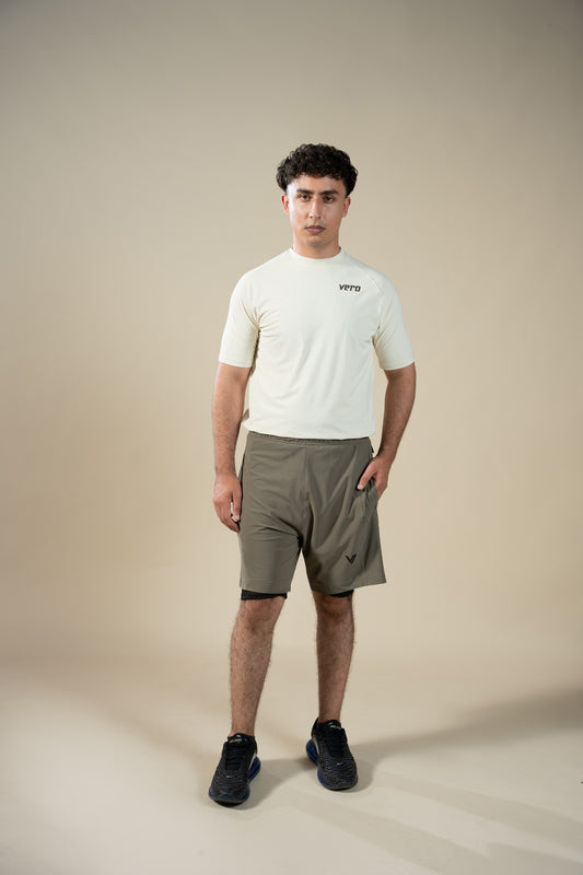 Compression Shorts (khakhi)