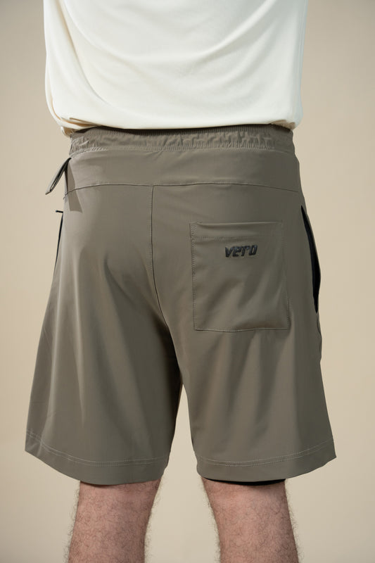 Compression Shorts (khakhi)