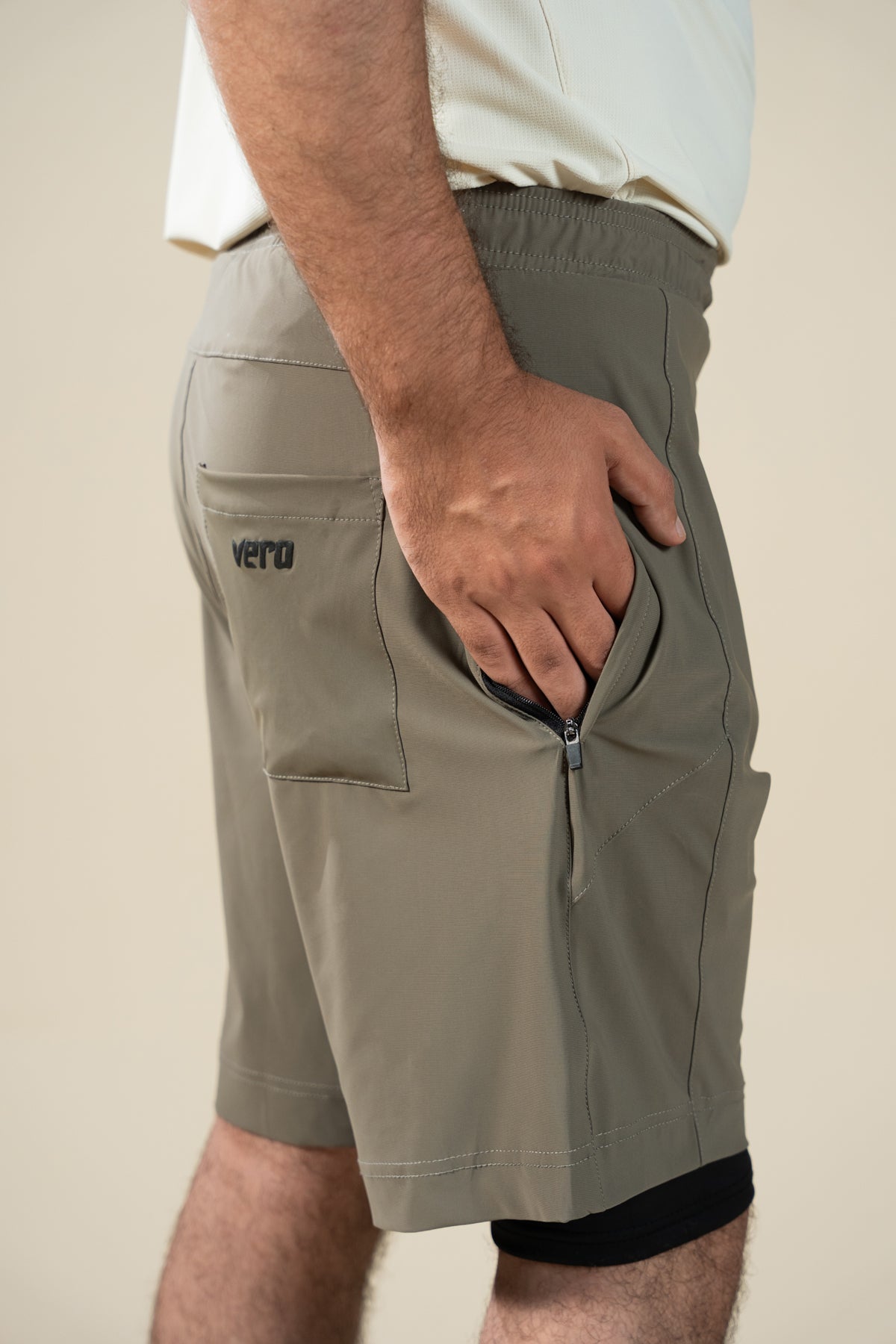 Compression Shorts (khakhi)