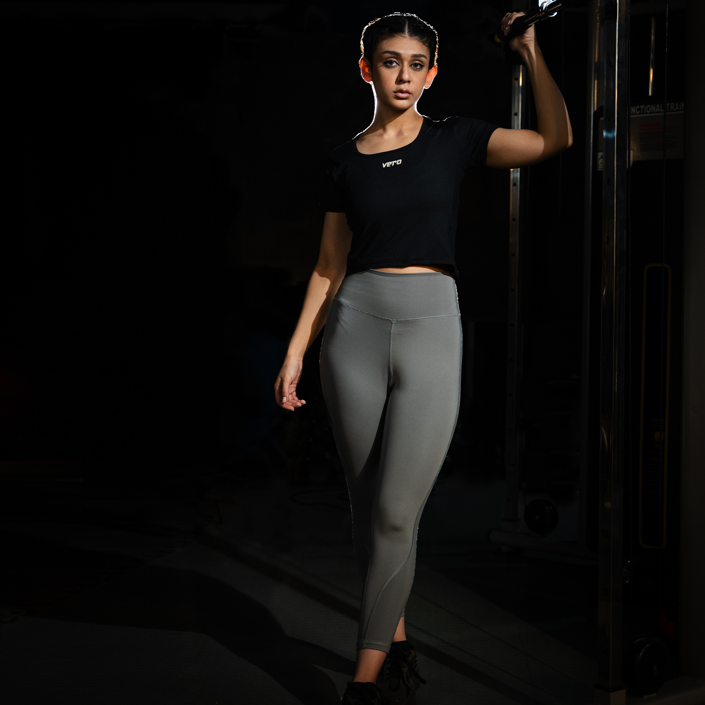 Sculpt Tee - Black | Women’s Performance T-Shirt