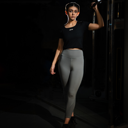 Sculpt Tee - Black | Women’s Performance T-Shirt