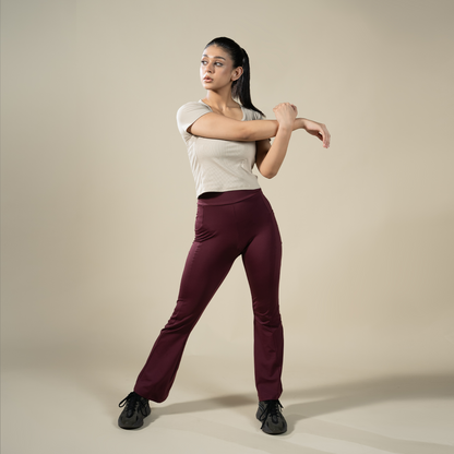 Sculpt Tee - Beige | Women’s Performance T-Shirt