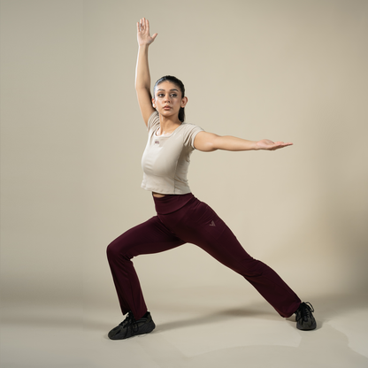 Sculpt Tee - Beige | Women’s Performance T-Shirt