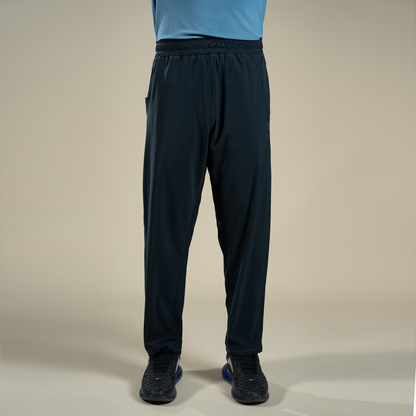 Classic Fit Trousers - Dark Blue | Men’s Straight-Leg Performance Pants