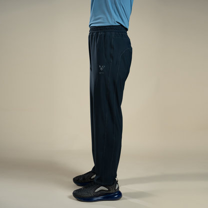 Classic Fit Trousers - Dark Blue | Men’s Straight-Leg Performance Pants
