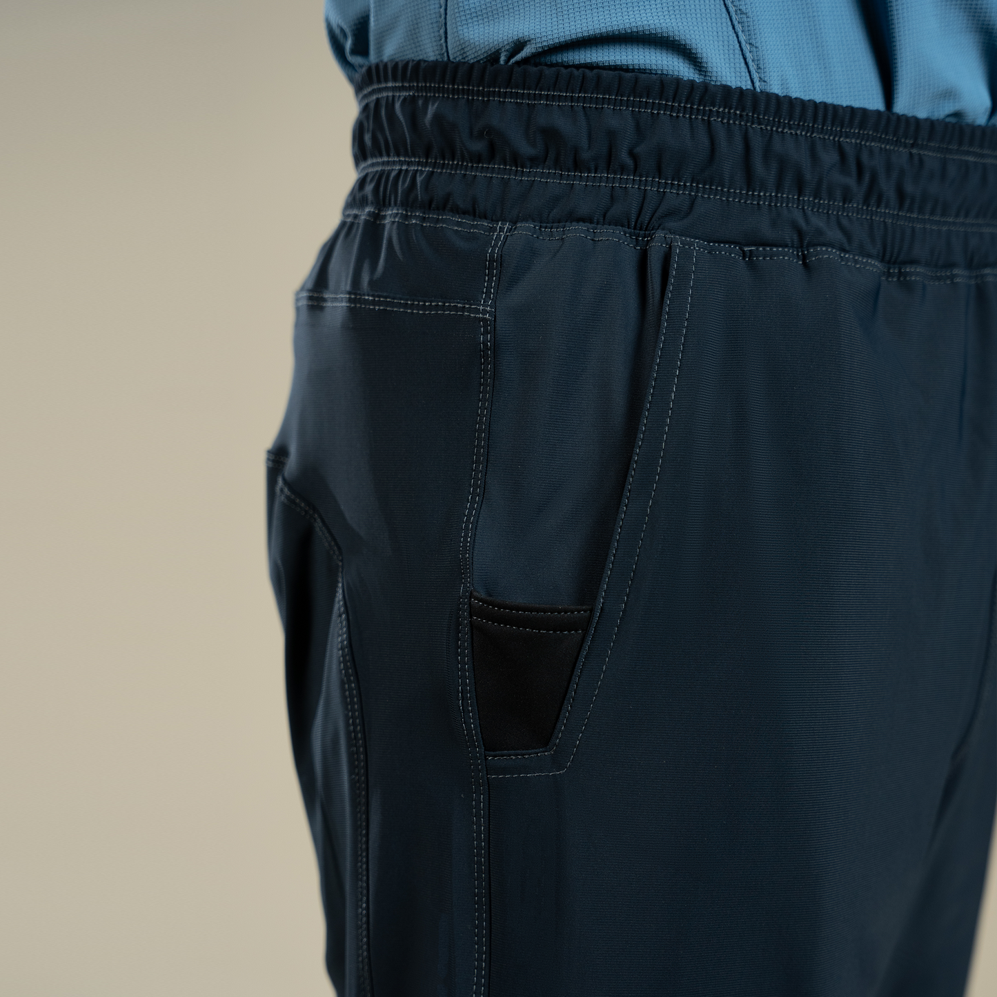 Classic Fit Trousers - Dark Blue | Men’s Straight-Leg Performance Pants