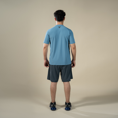 Featherlite Tee - Ocean Blue | Men’s Lightweight Performance Training Shirt