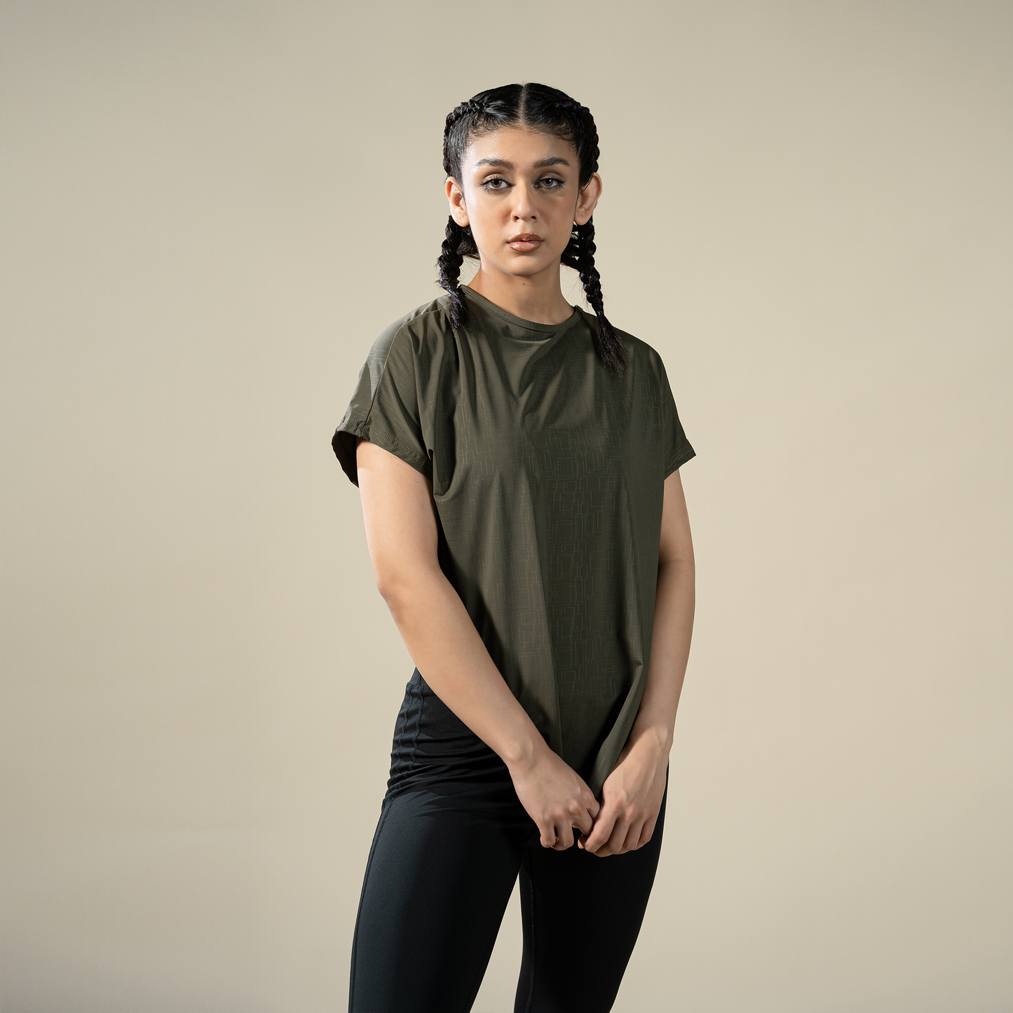 Cloud Tee - Green | Women’s Relaxed-Fit Performance Top