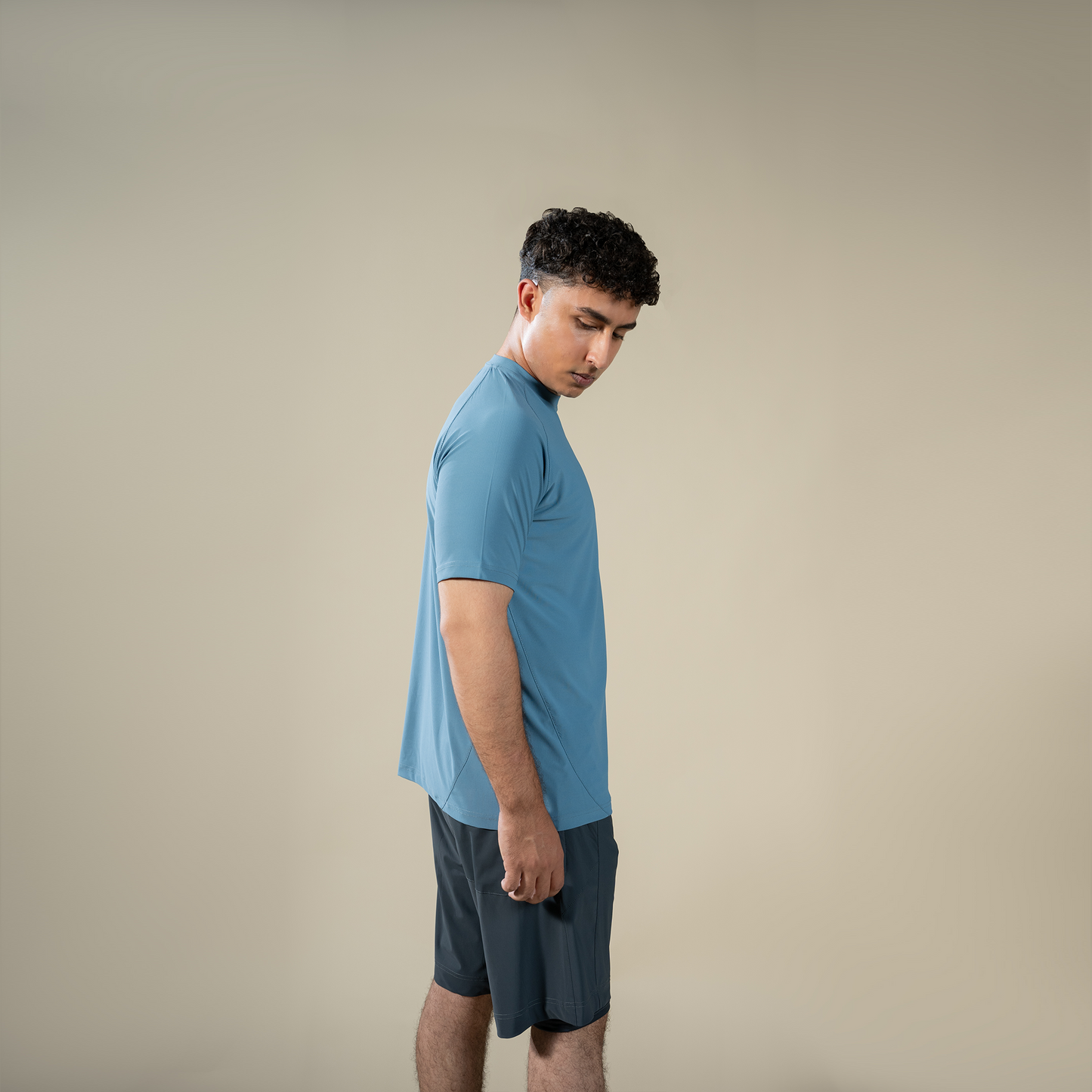 Featherlite Tee - Ocean Blue | Men’s Lightweight Performance Training Shirt