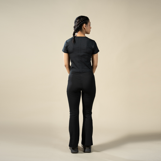 Sculpt Tee - Black | Women’s Performance T-Shirt