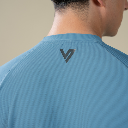 Featherlite Tee - Ocean Blue | Men’s Lightweight Performance Training Shirt