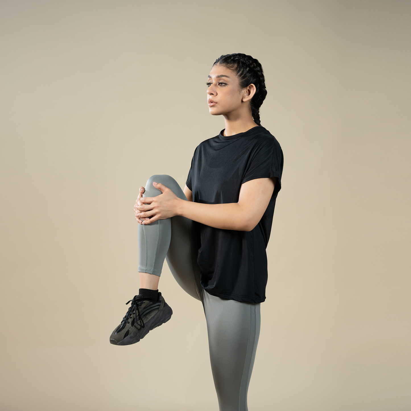 Leggings - Grey | Women’s High-Rise Performance Tights
