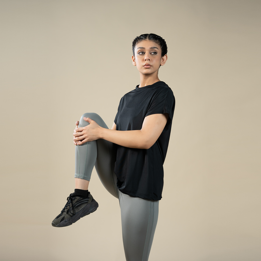 Leggings - Grey | Women’s High-Rise Performance Tights