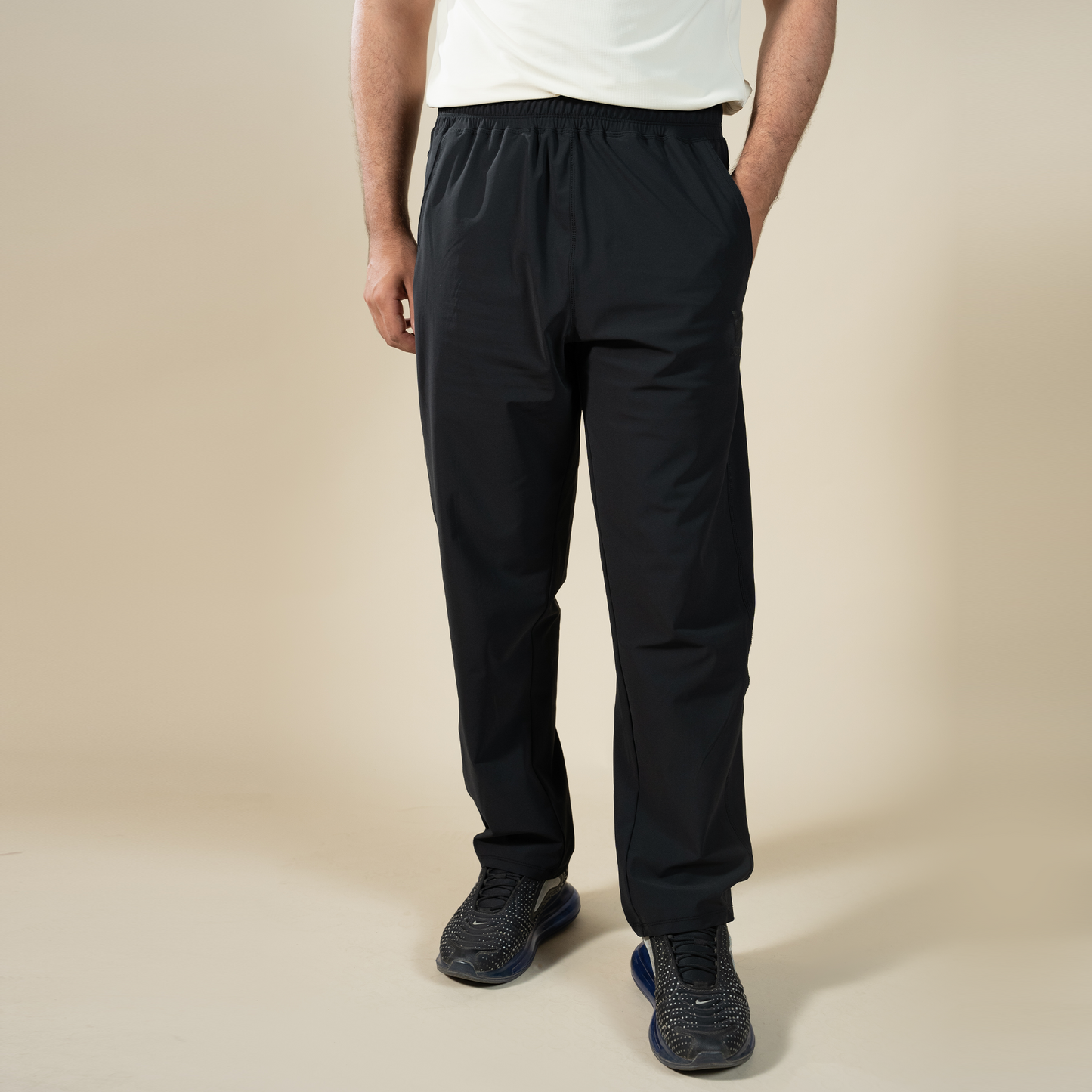 Classic Fit Trousers - Black | Men’s Straight-Leg Performance Pants