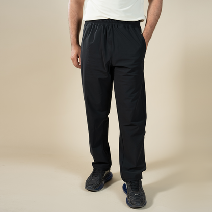 Classic Fit Trousers - Black | Men’s Straight-Leg Performance Pants