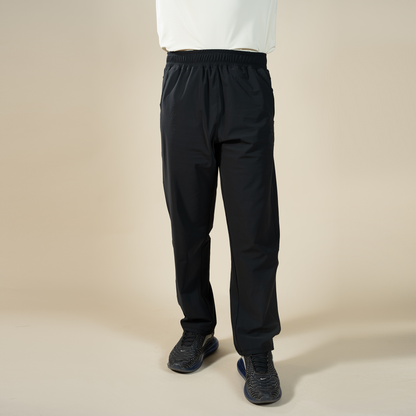 Classic Fit Trousers - Black | Men’s Straight-Leg Performance Pants
