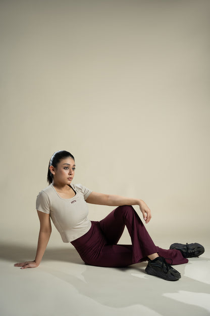Sculpt Tee (Beige)