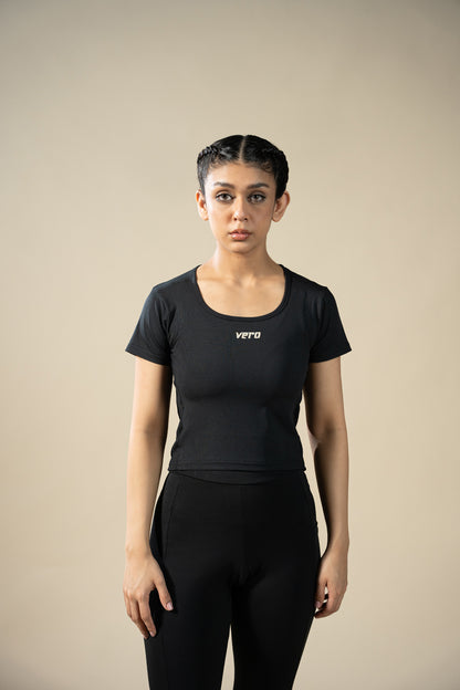Sculpt Tee (Black)